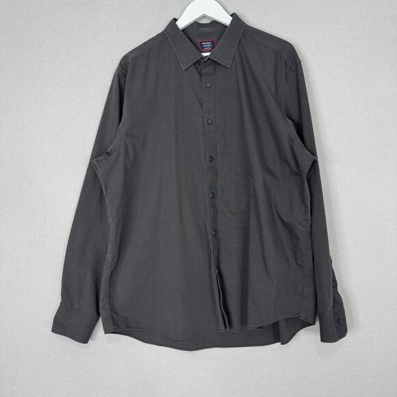 UNTUCKit Other - Untuckit Mens Wrinkle Free Black Stone Shirt XXX Large 100% Cotton Regular Fit